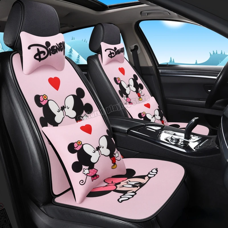 Mickey Mouse Cute Car Accessories Steering Wheel Cover Interior For Women  Girl For Seasons - Automobiles Seat Covers - AliExpress