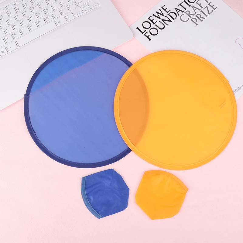 Portable Collapsible Flying Disk Colorful Pocket Foldable Flying Disc Fans For Party Favors Summer Outdoor Toys