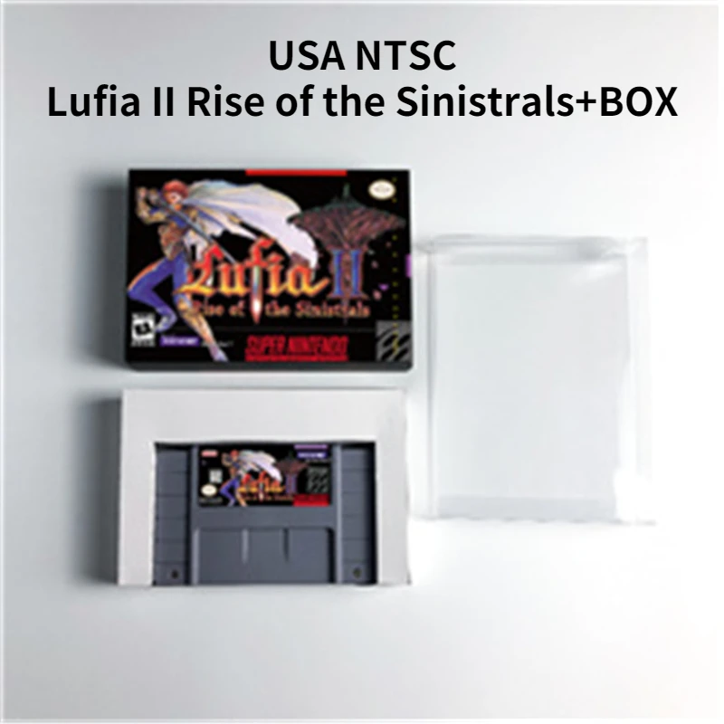 Lufia II Rise of the Sinistrals RPG Game for SNES 16 BitRetro Cart