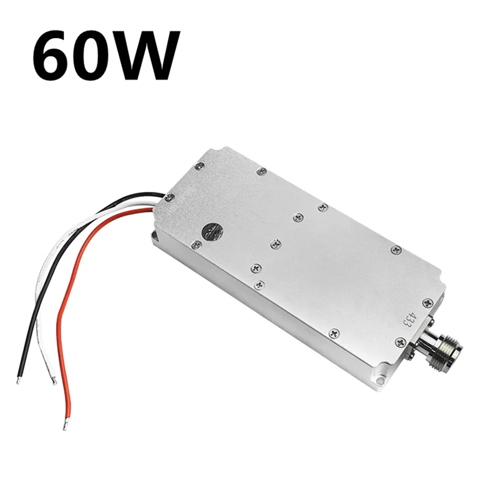 

60W 433M 900M 1.5G 2.4G 1.2G 800M 1.4GUAV Countermeasure Module of Power Drone Signal Amplifier RF Amplifier Type N Connector