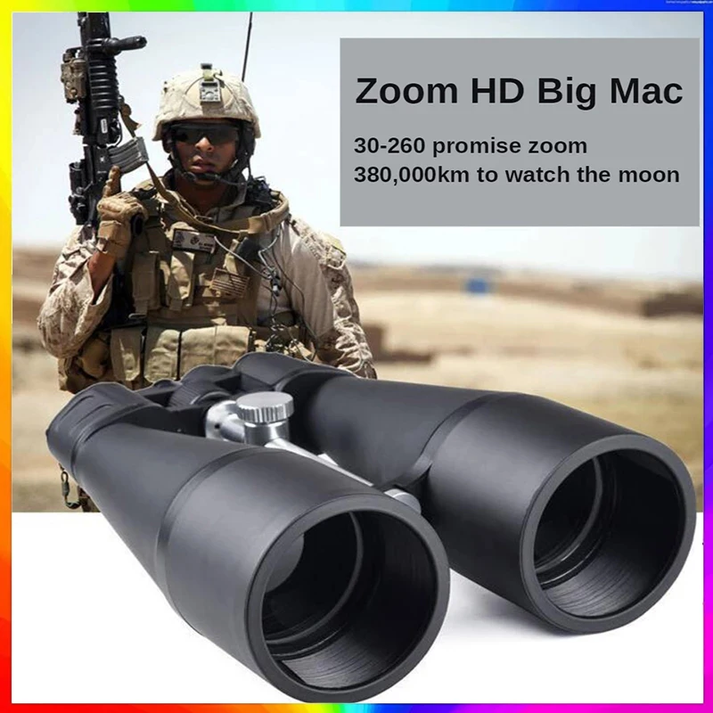 

30-260X Zoom Moon HD 4K Powerful Binoculars Long Range Metal Military Professional Telescope Hunting Low Light Night Vision For