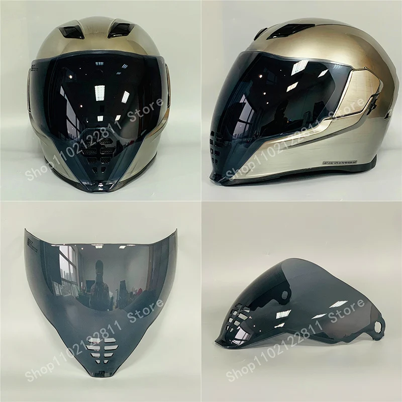 Icon Airflite Nocturnal Motorcycle Helmet Visor Full Face Helmets