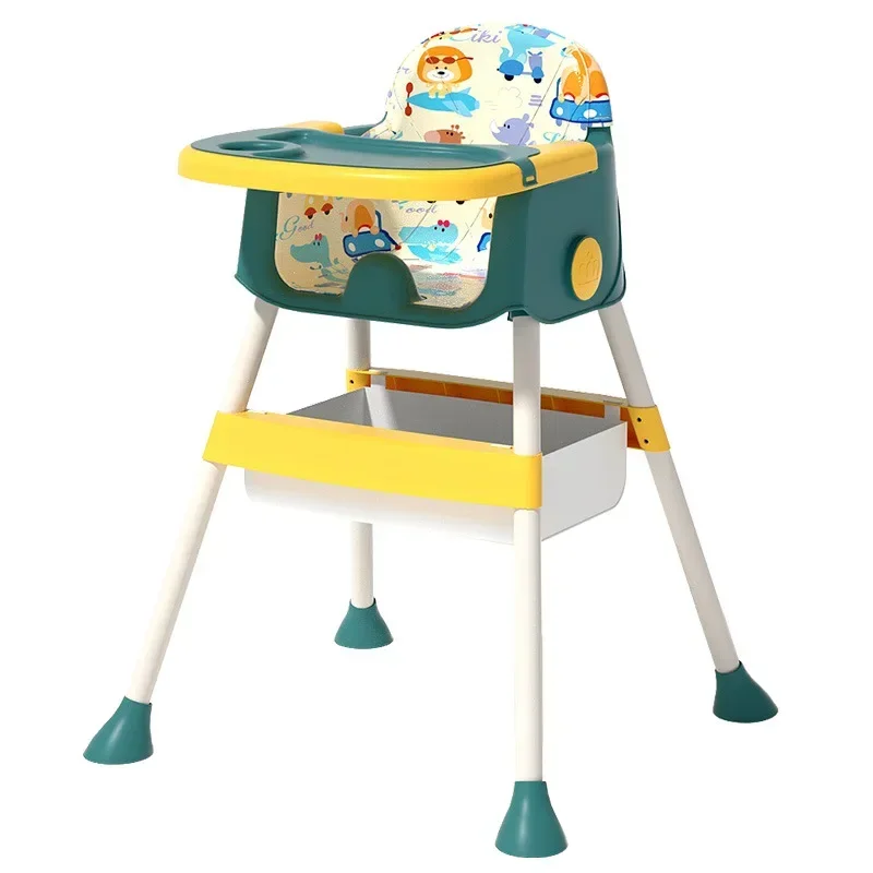 Baby Dining Chair Foldable Portable for Home Use Baby Learning Chair Children's Multifunctional Dining Table Seat