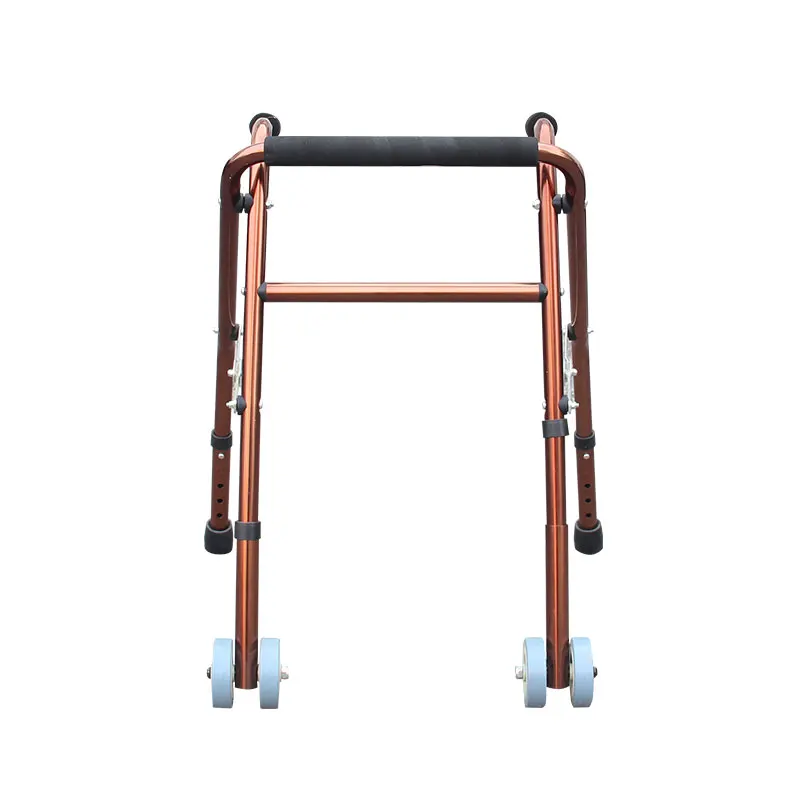 Children's Walker, Folding Cerebral Palsy Walker for Kids , Lower Limb Rehabilitation Walker Training Stand Frame Walking Stick