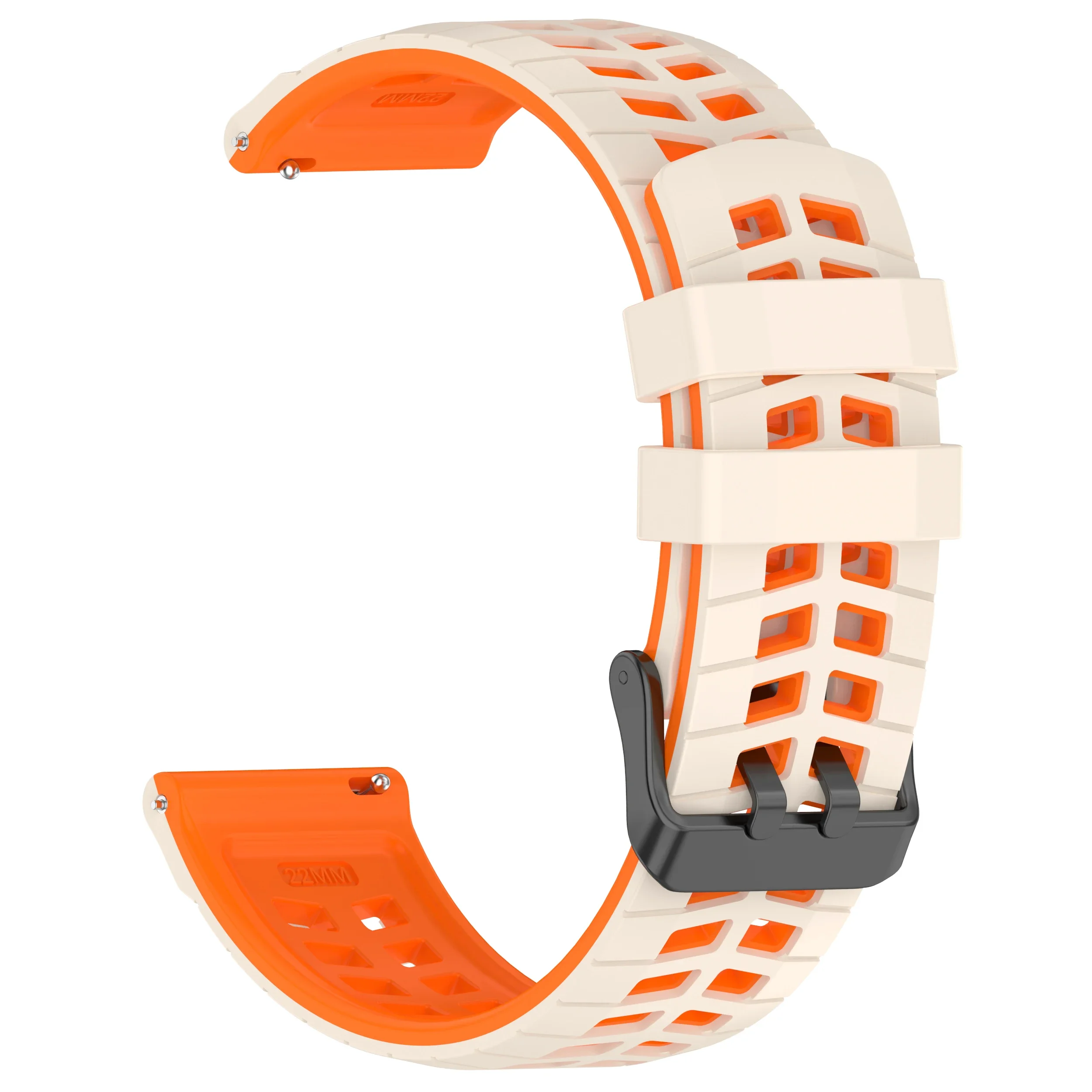 Versatile 22mm Silicone Watch Band Strap - Premium Quality