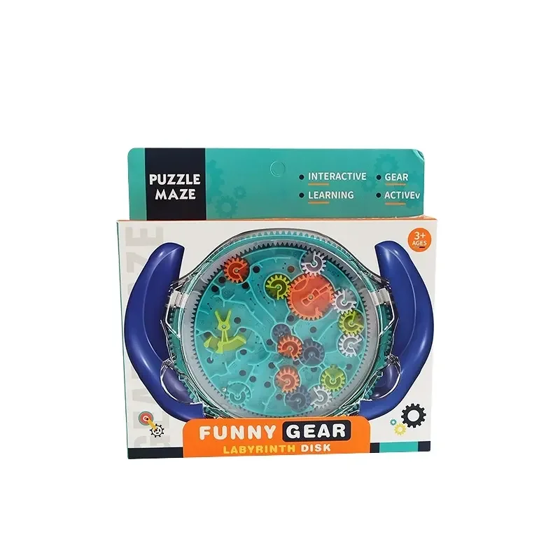 3d Three-dimensional Puzzle Gear Maze Disc Palm Balance Walking Bead Through The Maze Training Children's Toy