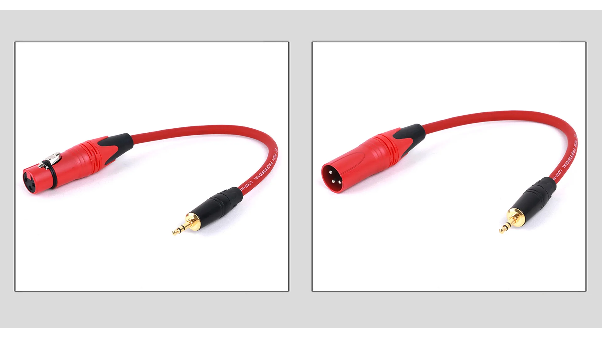 1 Stück 3,5mm(1/8) trs Stecker Buchse Audio Konverter Kopfhörer adapter an xlr 3-polige Buchse/Stecker für Mikrofone Gitarre usw. – Detail 5