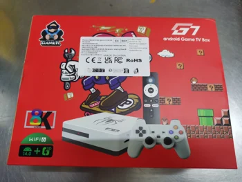 Console di Gioco G7 8K 3D con 64GB, Controller Wireless 2.4G, Android 14, Console Retro Classica con Oltre 25000 Giochi e Numerosi Simulatori
