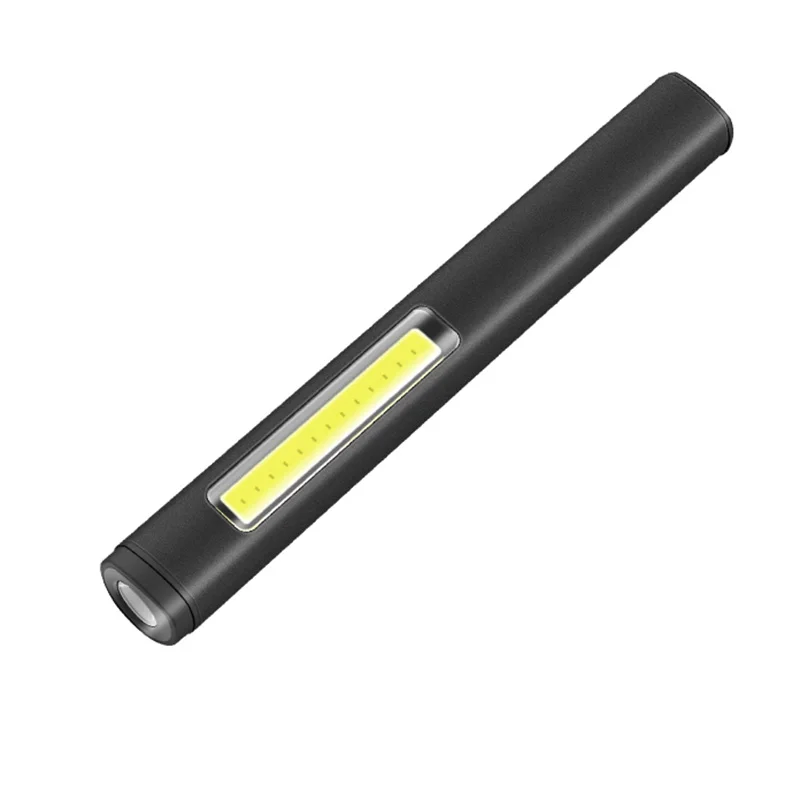 

3W XPE+COB Work Light 800mAh 14500 Battery USB Type-C Rechargeable IPX4 Waterproof Compact Pen Lamp Portable Mini Keychain Light