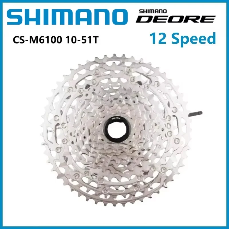 新品シマノ12s DEOREスプロケ10-51 CS-M6100-12 Amazon.com : SHIMANO Deore 12 CS-M6100 Cassette Silver, 10