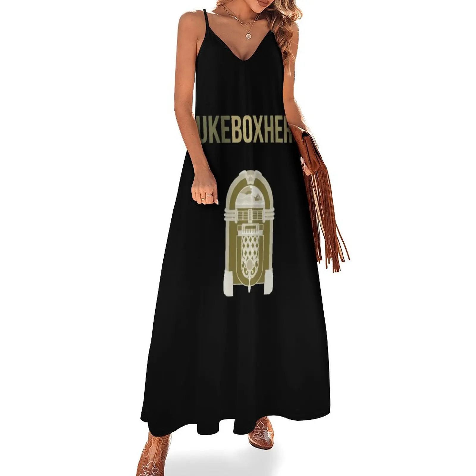 

Juke Box Hero Sleeveless Dress loose women's dress ladies dresses for women 2024 women evening dress dresses with long sleeves