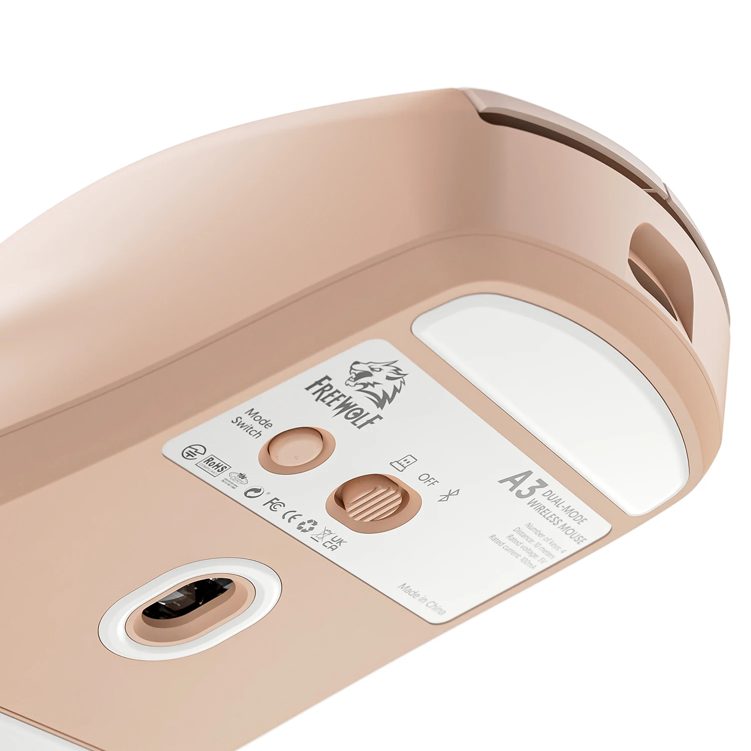 2.4G wireless mouse Bluetooth dual-mode low-frequency Type-C charging Win/MAC/Android