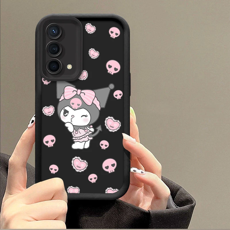 Kuromi Melody Per Reno X5 X3 10 8T 7Z 6 5 Pro Plus Pro 4G 5G Liquid Eye Ladder Phone Case