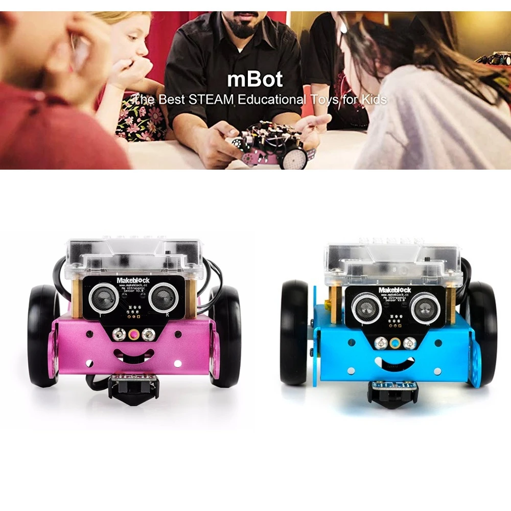 Makeblock Mbot V1.1 Stem Education Coding Robot Kit Per Graffi, Arduino Programmabile Kids Toy Car Regalo Di Compleanno Fai Da Te