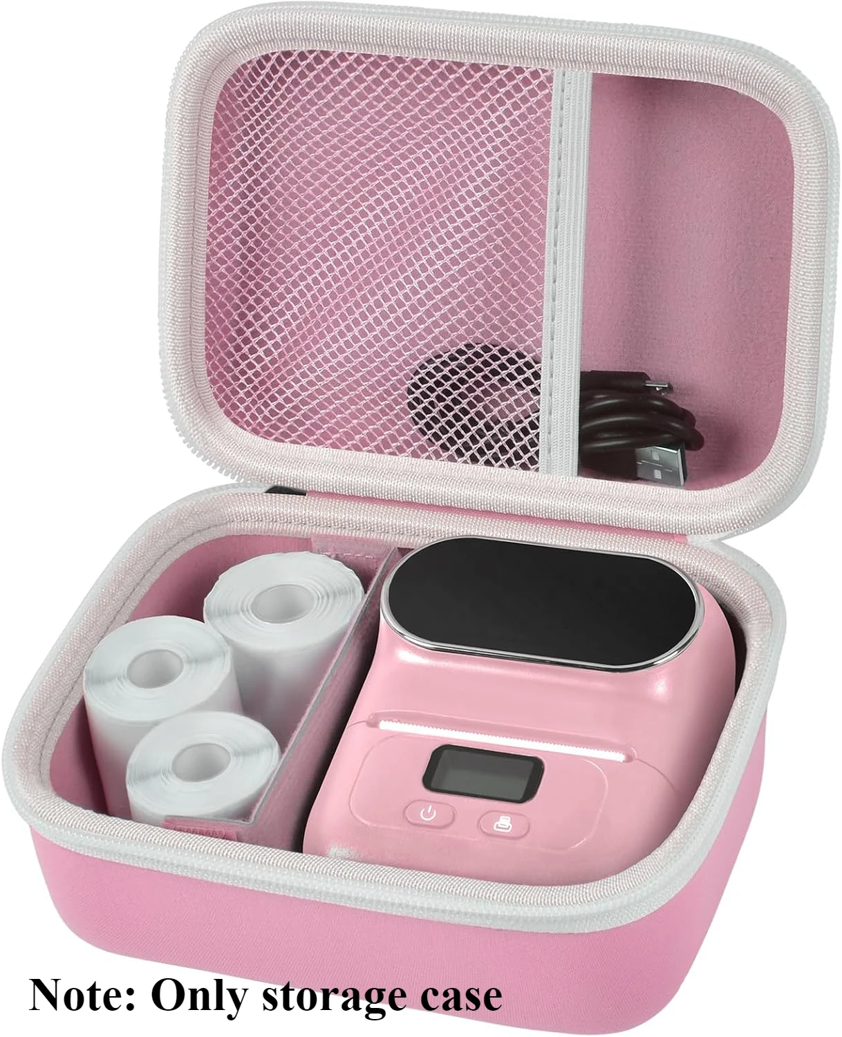 Case for Phomemo M110 label maker-portable mini bluetooth thermal label maker carrying storage bag (box only)