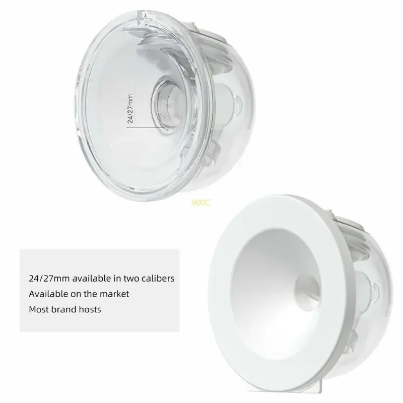 ชุดอุปกรณ์เสริมสำหรับเครื่องปั๊มน้ำนมไฟฟ้า ขนาดหน้าแปลน 27 มม./24 มม. ปลอดภัยสำหรับคุณแม่ให้นมบุตร ใช้ได้กับรุ่น S9 S12 1