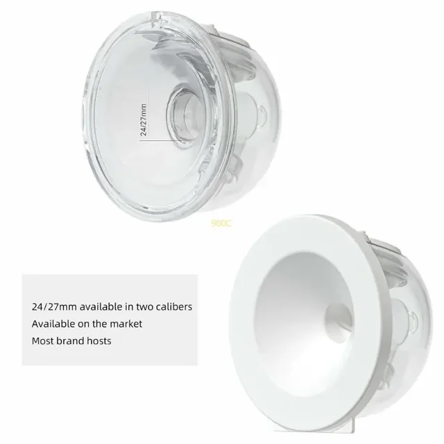 ชุดอุปกรณ์เสริมสำหรับเครื่องปั๊มน้ำนมไฟฟ้า ขนาดหน้าแปลน 27 มม./24 มม. ปลอดภัยสำหรับคุณแม่ให้นมบุตร ใช้ได้กับรุ่น S9 S12 1