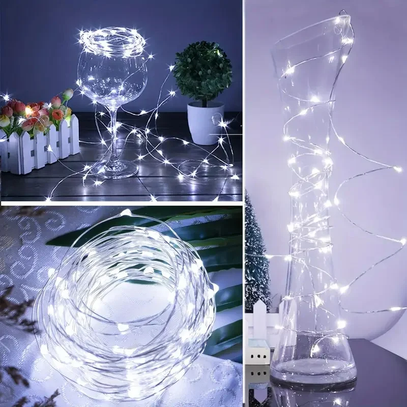 Battery-Powered LED Fairy String Lights