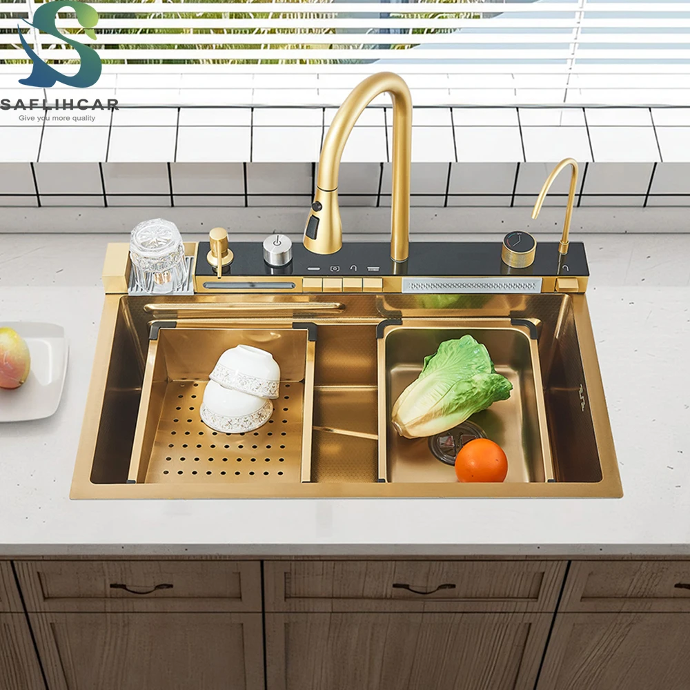 Cocina Lavadero Con Grifo Incorporado Fregadero Grifo: El Conjunto