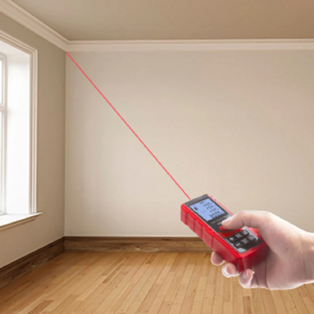 Noyafa NF-271 Laser Distance Meter 40M 80M Rangefinder Tape Range Finder Measure Device Digital Ruler Test Tool — view 3