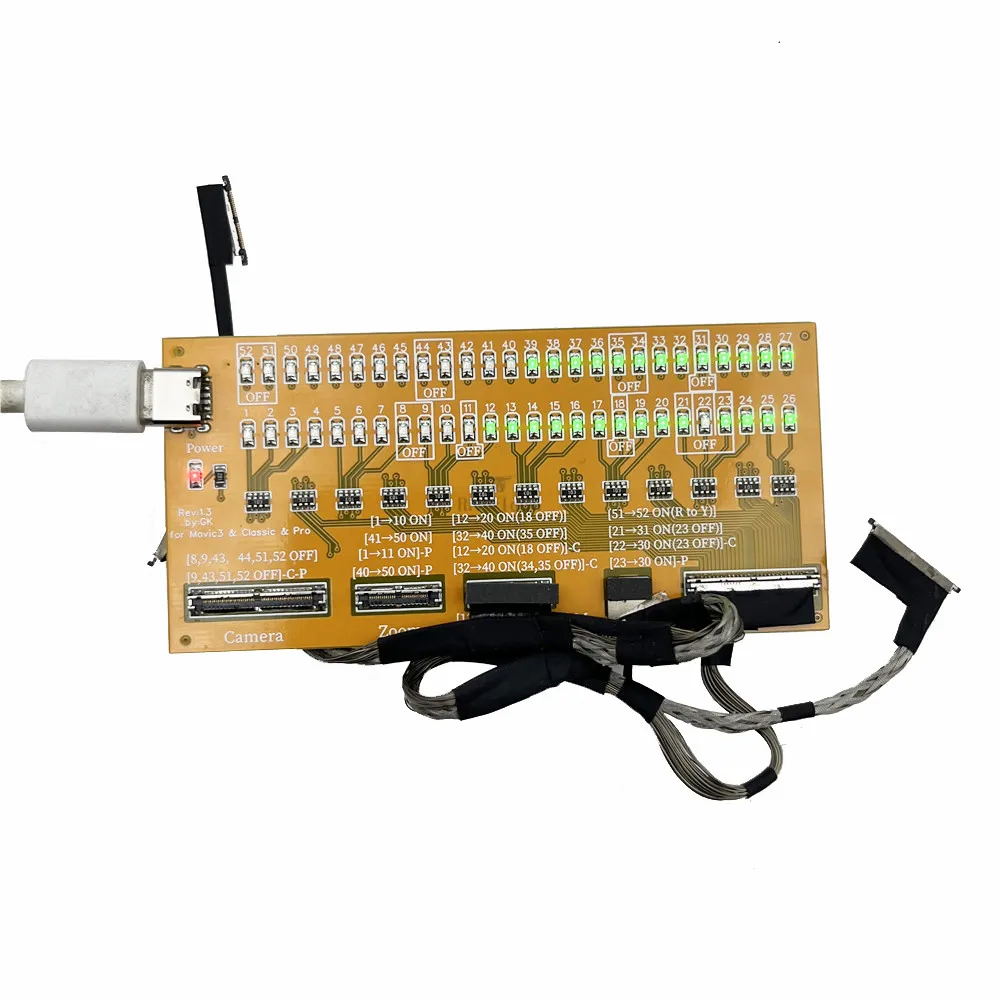 Description Picture 6 of itemOriginal Gimbal Yaw/Roll Arm for DJI Mavic 3 Pro Camera PTZ Signal Cable Vibration Shock Absorbing Board Bracket Lens Frame