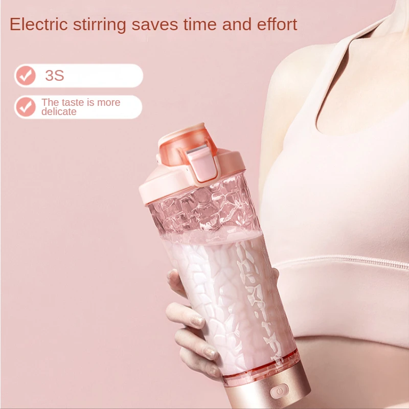 Fully automatic stirring cup electric fitness protein shake powder milk water  portable rechargeable