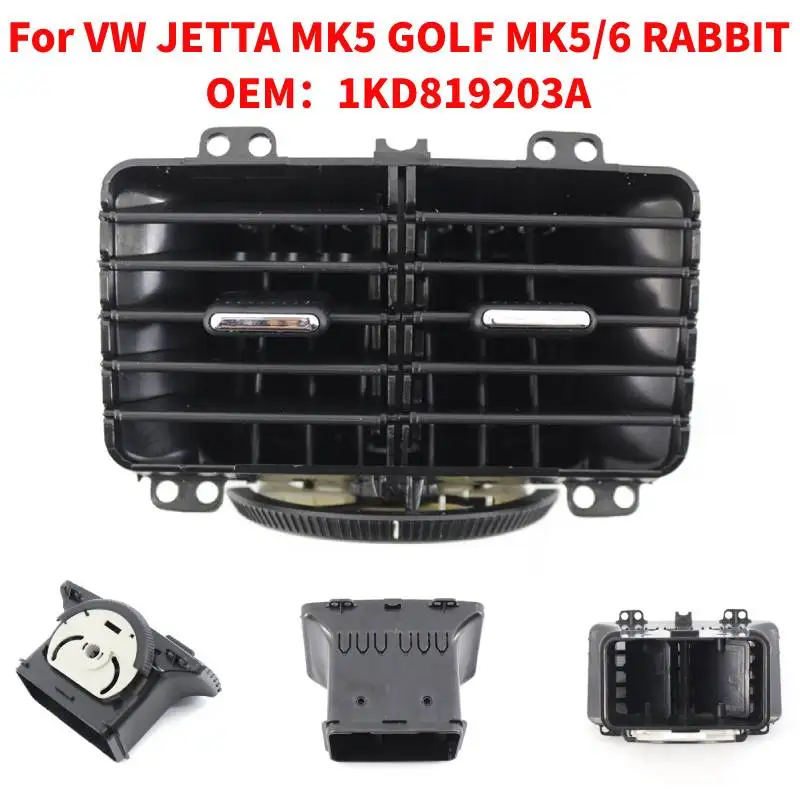 Car Rear Air Outlet Vent Assembly for VW JETTA MK5 GOLF MK5/6