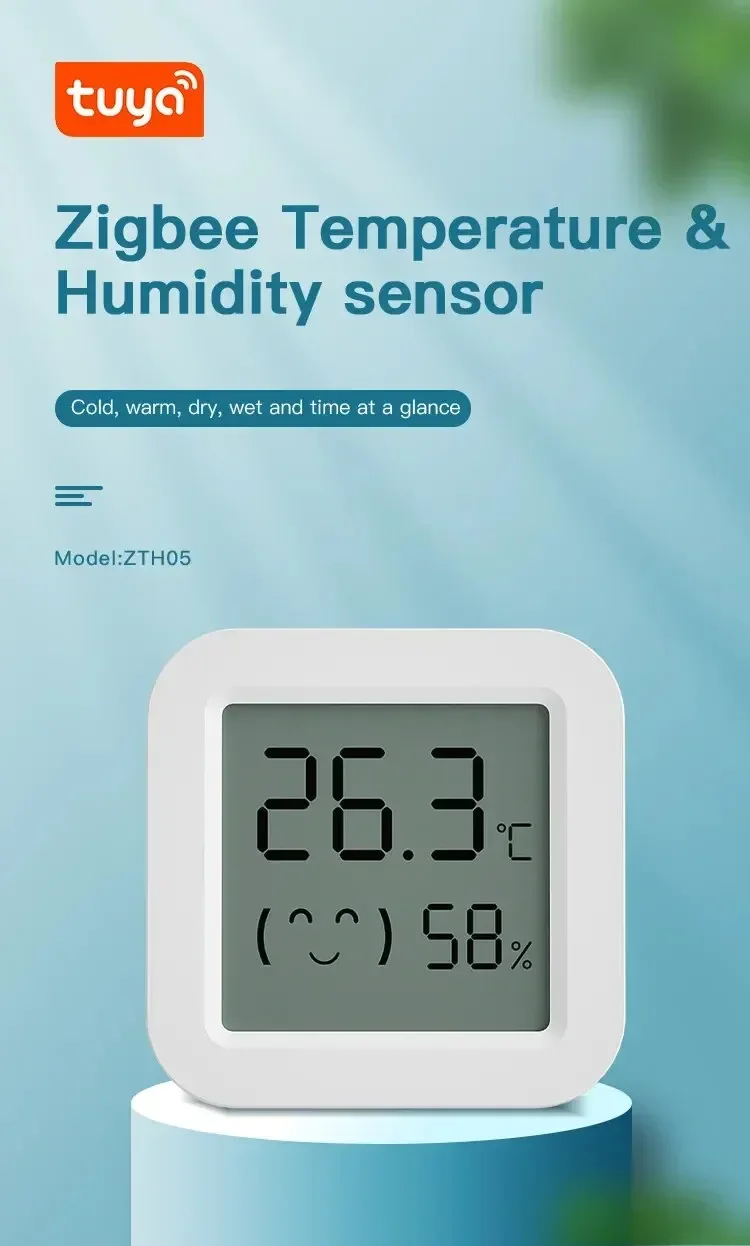 Tuya Zigbee Temperature Humidity Sensor