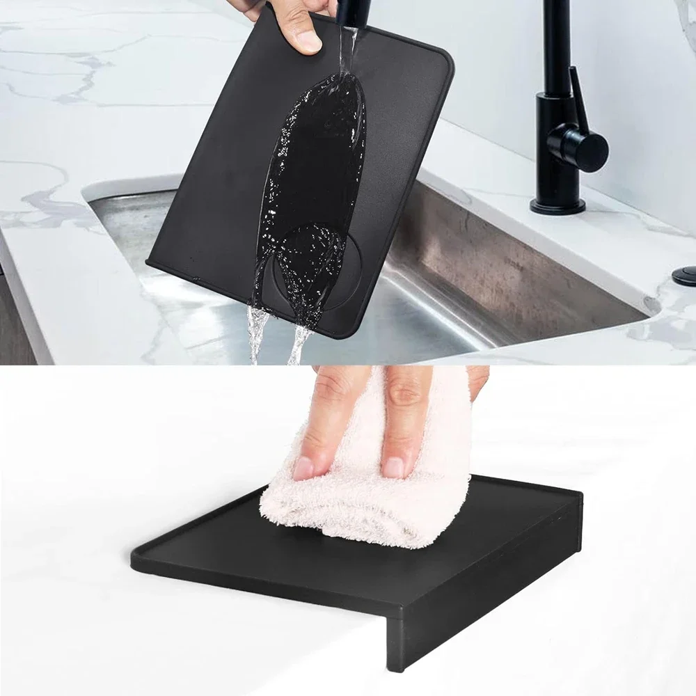 Tappetino Per Tamper Caffè - Anti-scivolo In Silicone, Con Spazzola Per Pulizia, 140x120mm - Foto 9