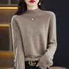 Knitted Sweater Ready to Wear Hollowed Out Wool Sweater Commuting Top Lyer Sweater 2024 Autumn/winter New Women's Item Wholesale 6