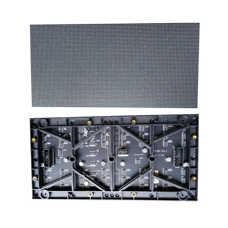 P2 실내 모듈 풀 컬러 LED 매트릭스, 미니 디스플레이 사인 1/32S SMD2121 광고 패널, P2 P2.5 P3 P4, 256x128mm, 128x64 도트