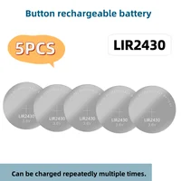 LIR2025 LIR2016 LIR2430 LIR2450Rechargeable Battery CR2032 CR2025 Lithium charging Can Replace CR2032 for watches
