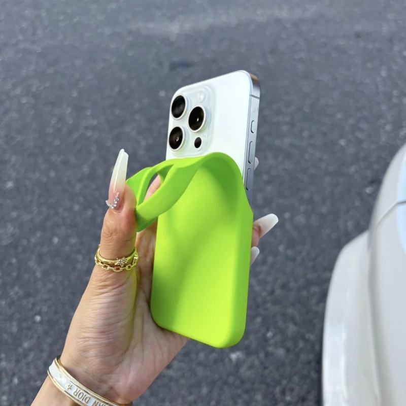 Luxurious Frameless Soft Silicone Cooling Phone Case in Solid Colors