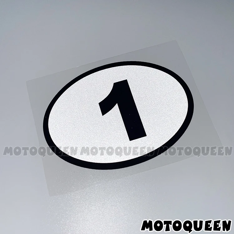 Autodomy Autocollants Stickers Numero Moto Moto Cross 10 Unités