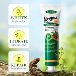SADOER Radiant Glow Vitamin C Licorice Hand Cream Set - Moisturizing, Nourishing & Hydrating Skin Care (5pcs)
