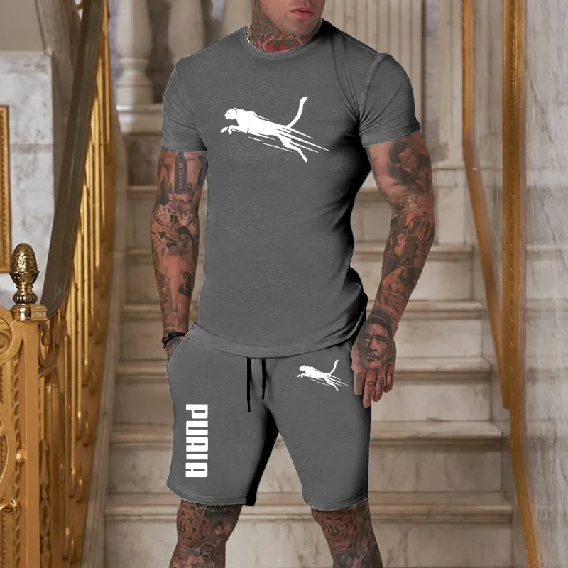 2025 بدلة رياضية صيفية عصرية وغير رسمية للرجال قاب...