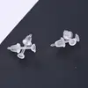 For Creative 100 Set Clear Earrings Plastic Post Earrings Silicone Earring Backs Ear Studs Piercing Retainers for Women 4