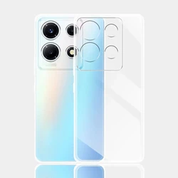 Clear Silicone Soft TPU Back Cover - Durable Mobile Phone Case for Infinix Note30 5G (Clear)