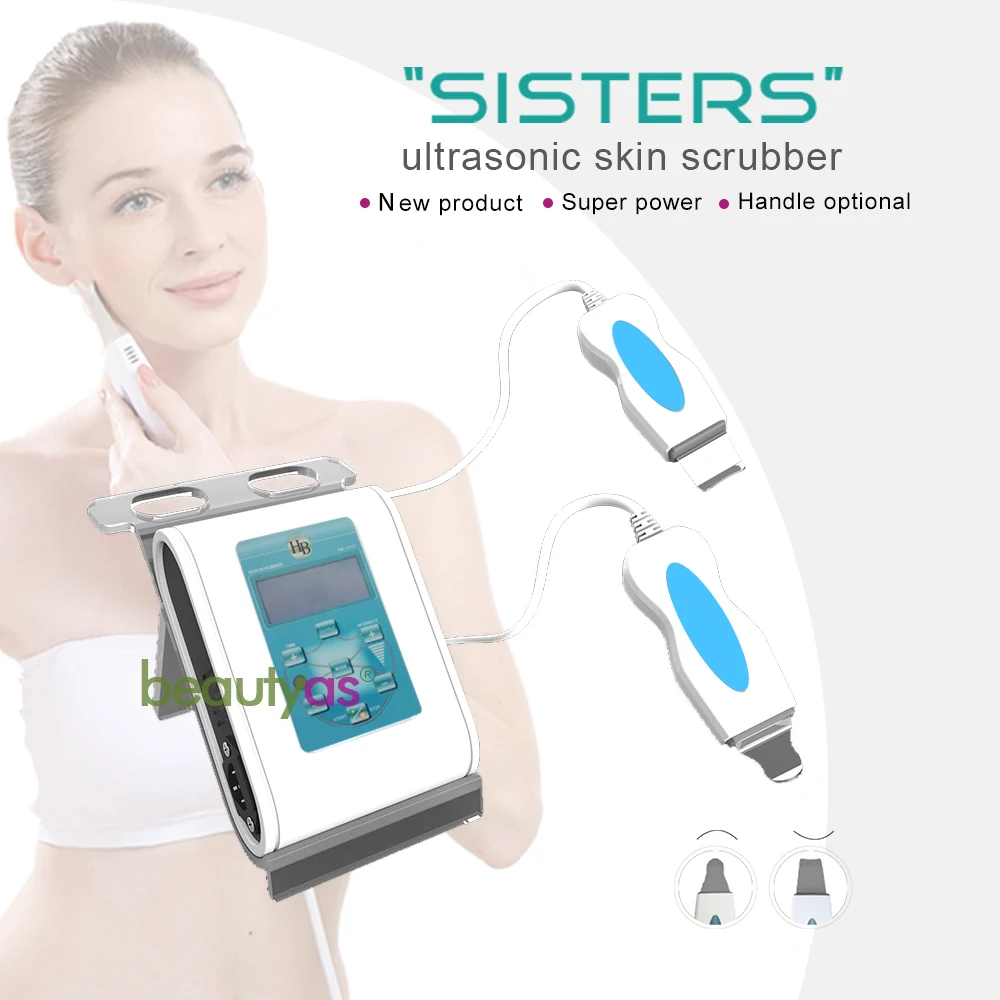 Face Pore Cleaner Ultrasound Skin Scrubber Peeling Facial Massager Beauty Device Face Lift Deep Cleaning Machine
