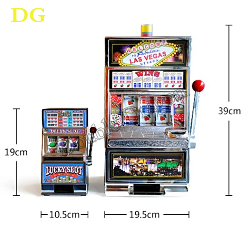 Arcade Style Toys Slot Machine Bank Casino Game Jackpot Piggy Bank Large Size