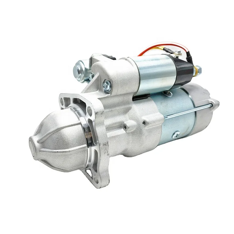 13023606 Starter motor shacman f3000 engine parts new starter m2t64271 m2t64272 m3t52071 me017001 me017004 for mistubishi 4d30 4d31 4d32 engine flyersauto forklift parts