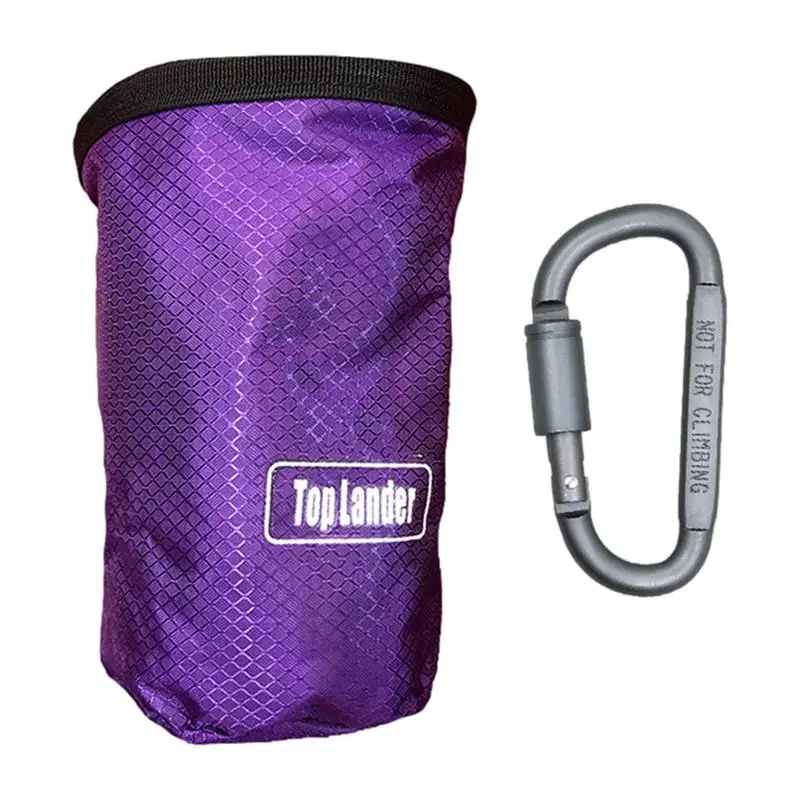 

Chalk Bag For Rock Climbing Waterproof Rock Climbing Chalk Sack Cylinder Climbing Powder Bag Rock Climbing Supplies Anti-slip