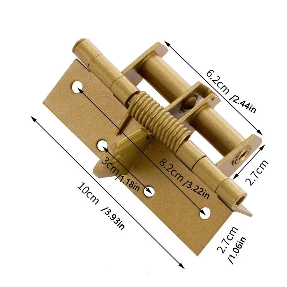 Multifunctional Door Closer Automatic Closing Hinge er 4-inch Invisible Door Spring Hinge 90 Degree Right Angle Locator