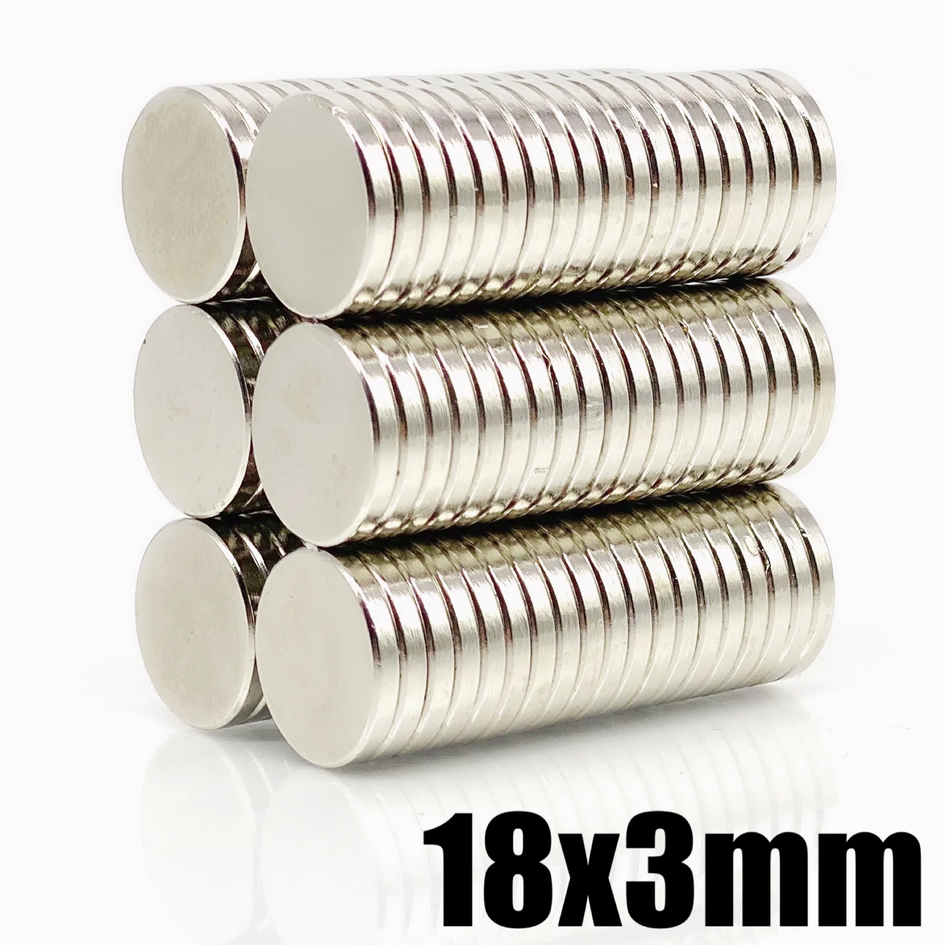 2-200 Pz 18X3Mm Forti Magneti Rotondi 18Mm X 3Mm Terre Rare Craft Reborn Frigo 18X3Mm Magneti Al Neodimio Sfusi 18*3 N35