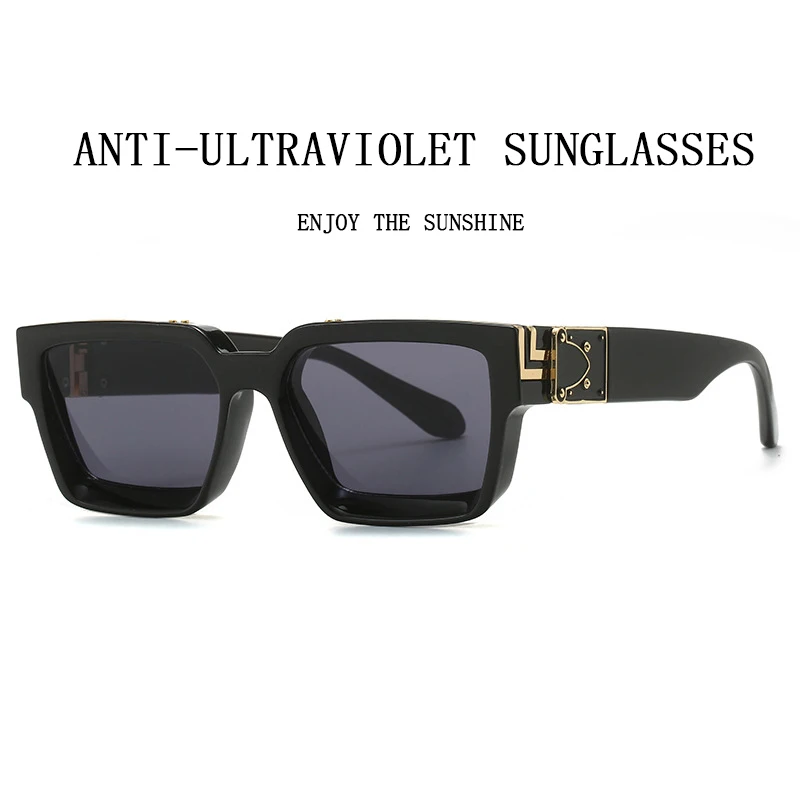 LOUIS VUITTON Acetate 1.1 Millionaires Sunglasses Z1165W Black