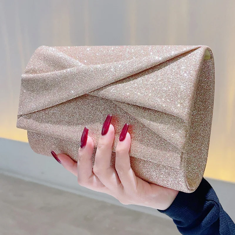 New Elegant Clutch Bag for Evening Party Women's Fashion Single Shoulder Crossbody Small Square Bag High Quality