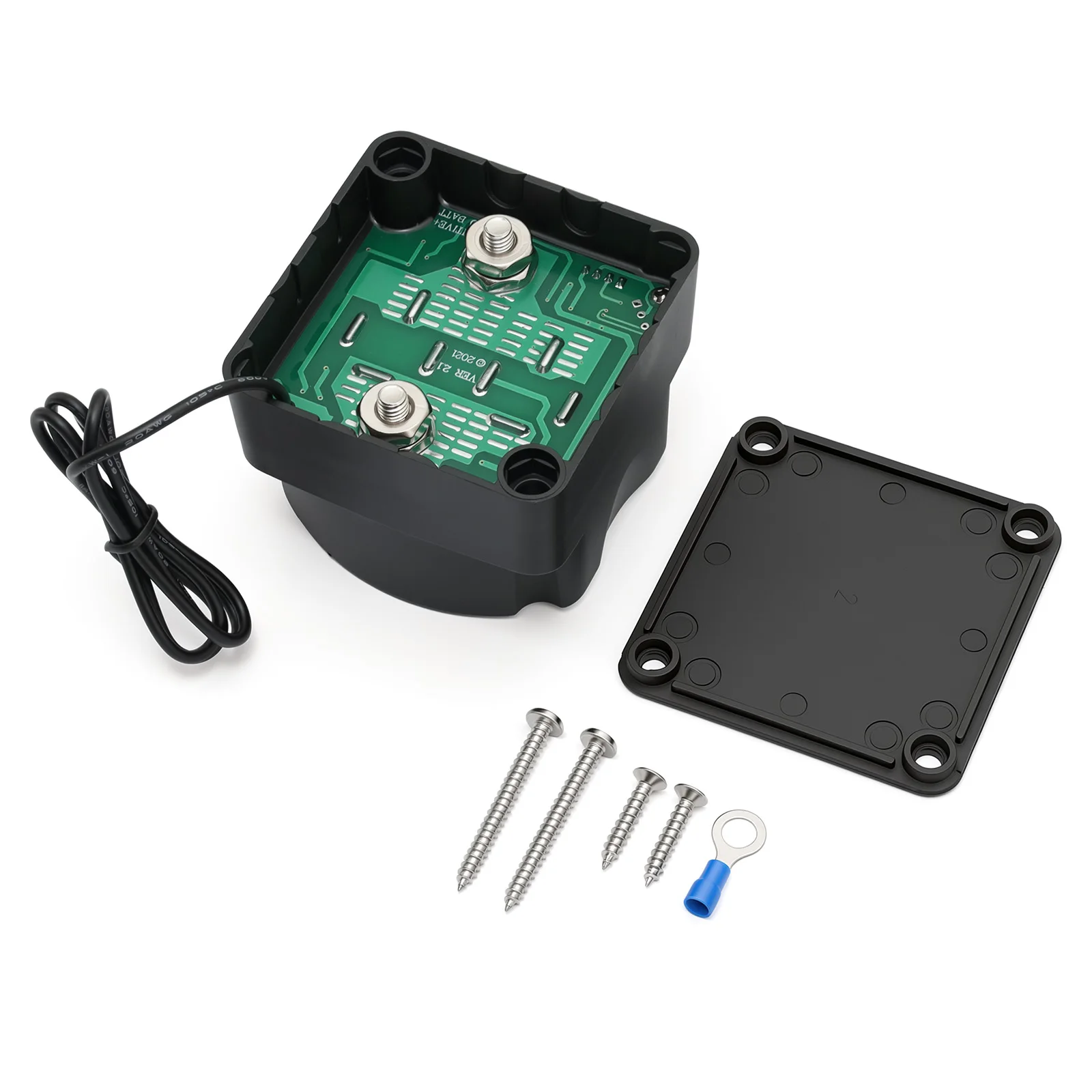 2026 Intelligenter Dual-Batterie-Isolator 12V 140A Digitales Spannungsempfindliches Relais VSR für Campingfahrzeuge und Wohnmobile – Detail 6