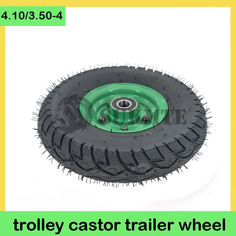 Ruota Completa, Cerchio Con Pneumatico 4.10/3.50-4 V-6603 4PR 2.10-4 ET0 Cuscinetto A Sfere 20 NL75 - Foto 7