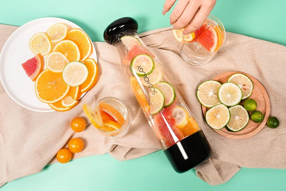 Description Picture 6 of itemAir Dispenser Portable Soda Makers Soda Dispenser with No Need To Plug in Carbonated Drinks To Inflate The Base 야채 탈수기 Сушилка