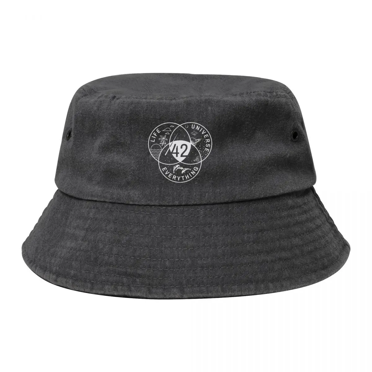 

The Answer To Life The Universe And Everything Bucket Hat Military Cap Man birthday |-F-| party Hat Men Caps Women's